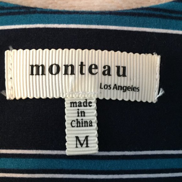 ❤️4/$20 MONTEAU crop top sz M - Picture 4 of 5